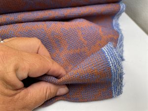Møbeluld - mosaik mønster i intens marine / violet